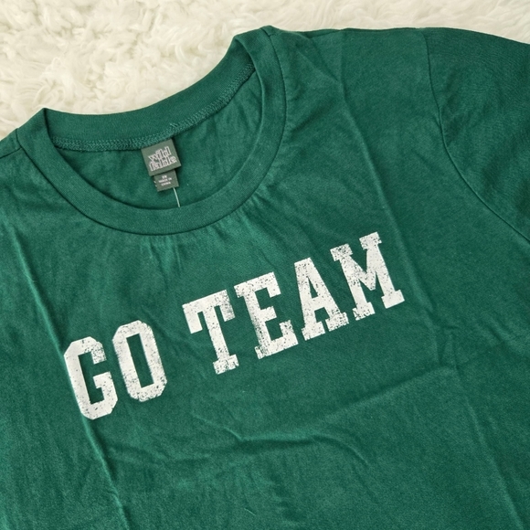 Wild Fable "Go Team" Women's Short Sleeve Graphic T-Shirt . Green. Size 2X. New. - Picture 4 of 9